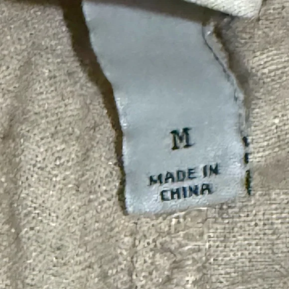 A New Day Women’s Linen Wide Leg Pull-On Pants Casual Summer Size M - Picture 4 of 4